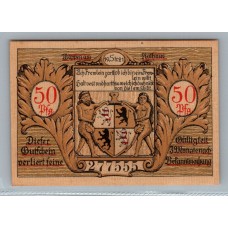 ALEMANIA 1921 BILLETE SIN CIRCULAR DE 50 Pfennig